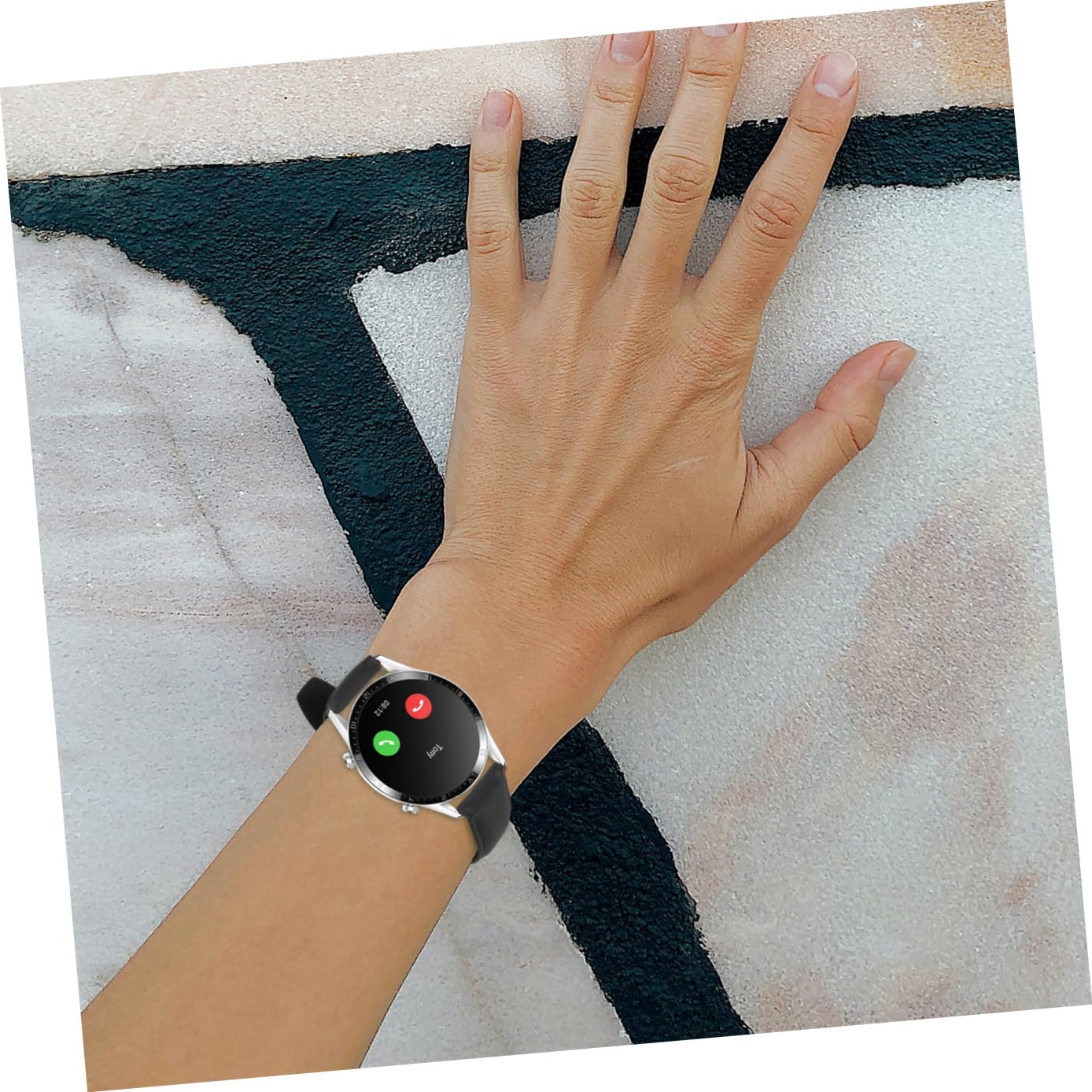 HOMSFOU Correa De Cuero Genuino Reloj Inteligente Pulsera Inteligente Banda De Reloj Inteligente Correas De Reloj Para Hombres Cómoda Correa De Reloj Bandas De Reloj Pulsera Inteligente