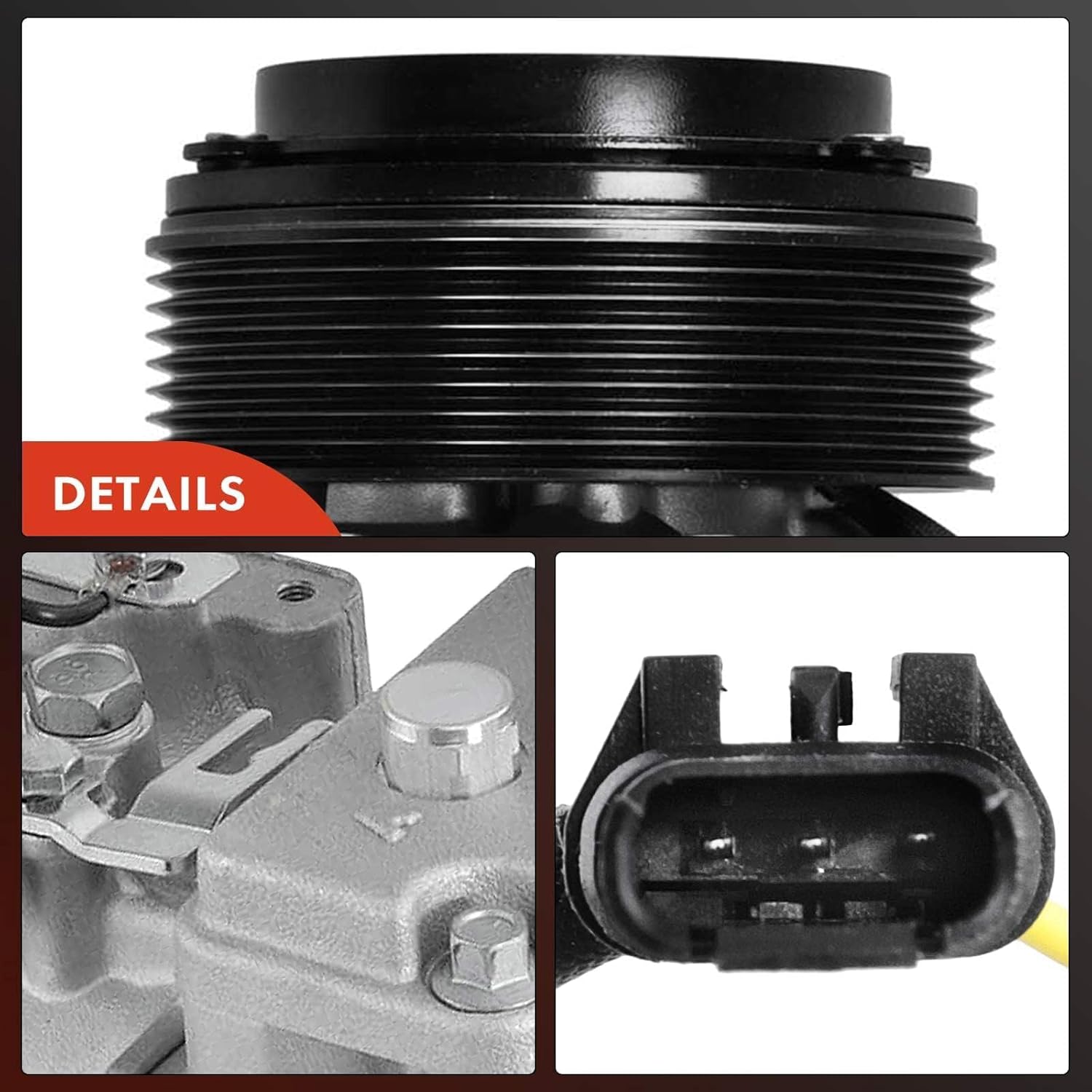 A-Premium A/C Compressor with Clutch Compatible with BMW F10 528i 3.0L 4.4L 2011