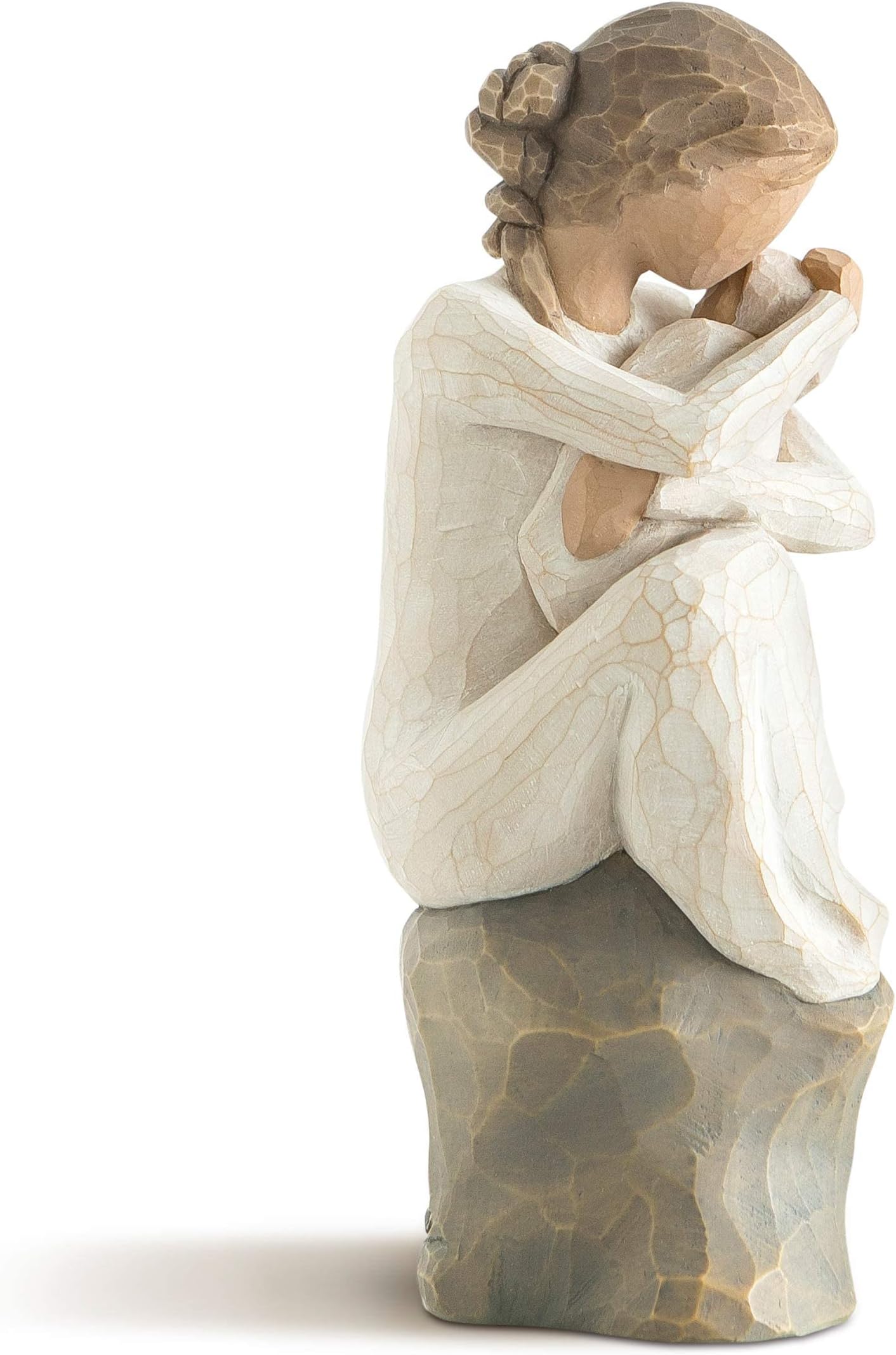 Willow Tree Guardian, Love and Protect Thee Forever, A Gift to Celebrate New Beginnings, New Families and The Love Between Parent and Child, Grandparent and Child, Sculpted Hand-Painted Figure