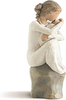 Willow Tree Guardian, Love and Protect Thee Forever, A Gift to Celebrate New Beginnings, New Families and The Love Between Parent and Child, Grandparent and Child, Sculpted Hand-Painted Figure