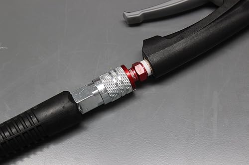 Miniatura 4 de Milton "ColorFit by Milton Kit de acoplador y enchufe (estilo M, rojo) - 14 pulgadas NPT (3 piezas)" (S-303MKIT)