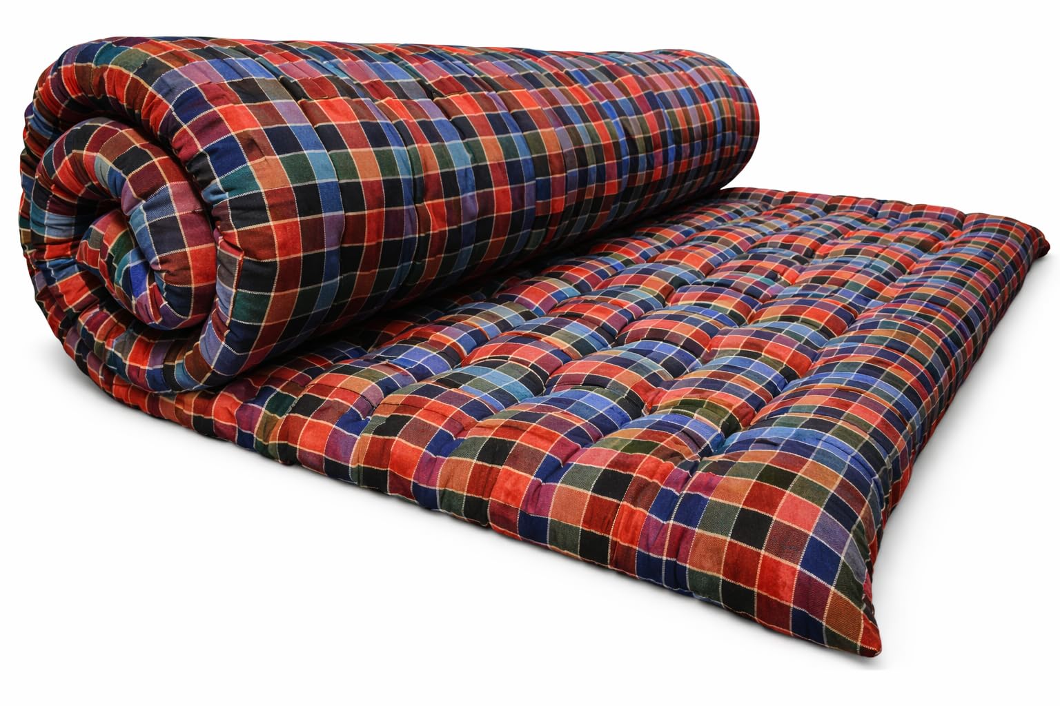 Double Cotton Mattress - 6x6 ft, Breathable, Comfortable, Durable, All-Season, Ideal for Picnic and PG (72x72 Inches)-picture-17