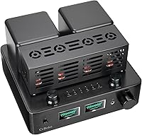 Vista 3 de Tube Amplifier, Tube Amplifier Home Audio, Stereo Vacuum Tube Amplifier, with Bluetooth 5.0, Treble Bass Control, Subwoofer Output, Headphone