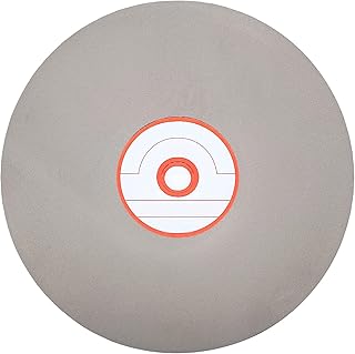 CAQUXIL Diamond Flat Lap Disc 8 Inch 1500 Grit, 1/2 Inch Arbor, Diamond Flat Lap Wheel for Gemstone Glass Ceramics, Grinding Sanding Disc, Lapping Polishing Disc