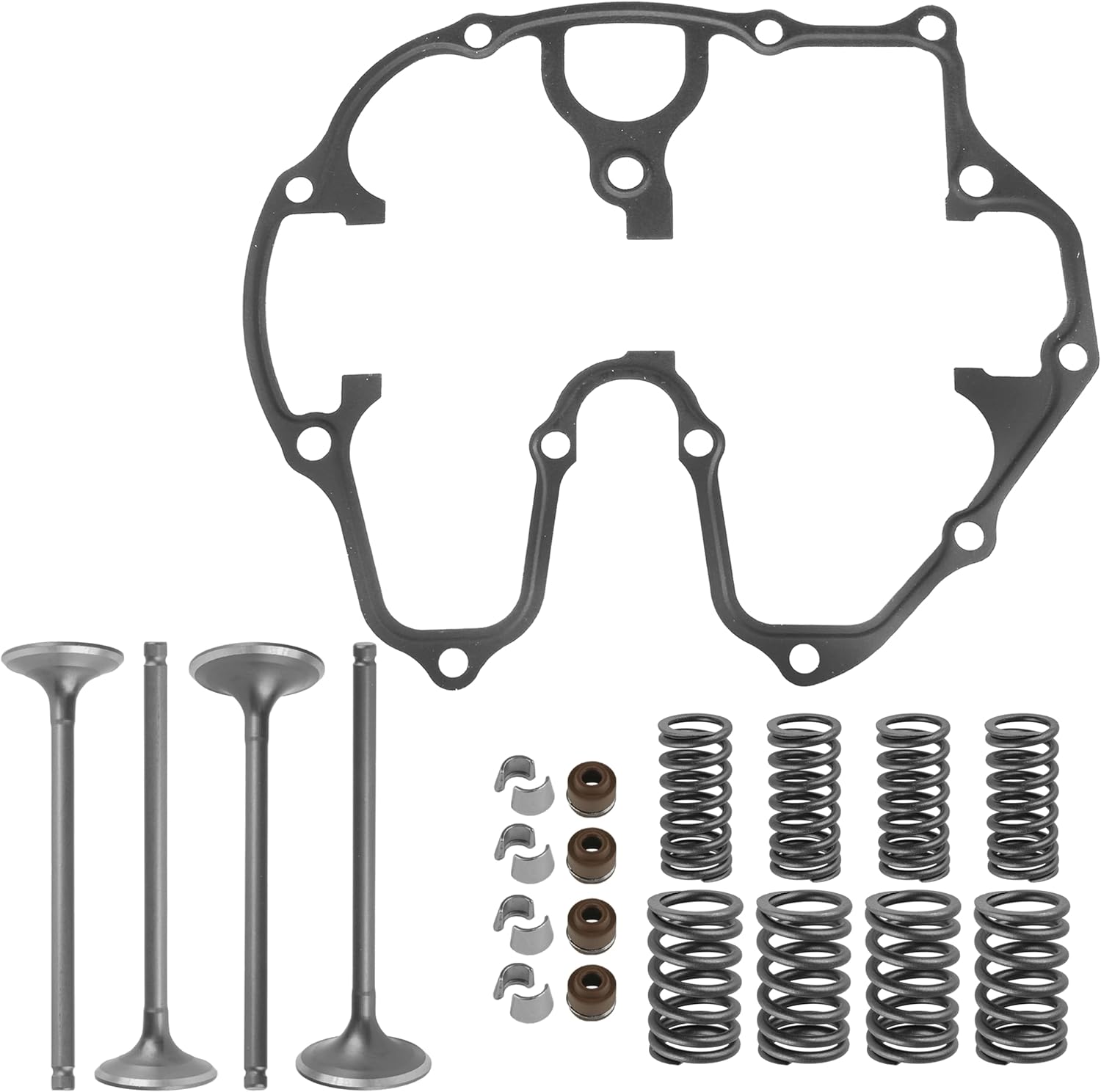 Caltric Cylinder Head Intake Exhaust Valve Gasket Kit Compatible with Honda XR400R 1996-2004