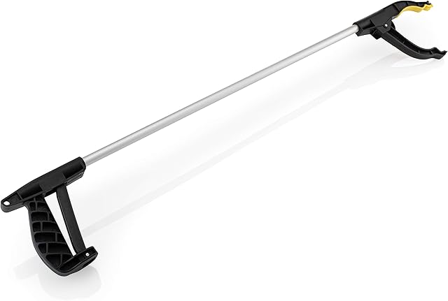 Straame Garden | Litter Picker Grab & Grip Reaching Litter Rubbish Pick Up Tool | Leaf Grabber Stick | Multiuse Grabber Light Items (Standard Pick Up Tool)