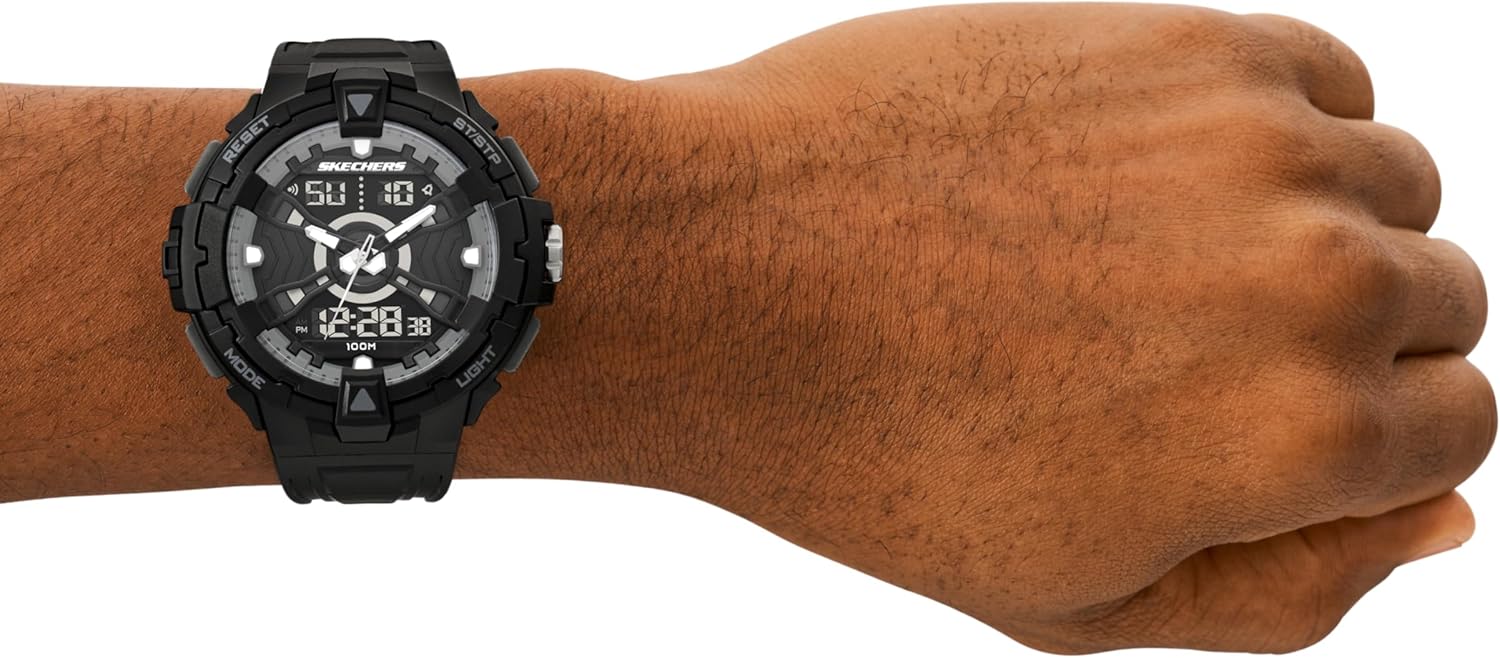 Reloj Skechers Hinsdale en la muñeca