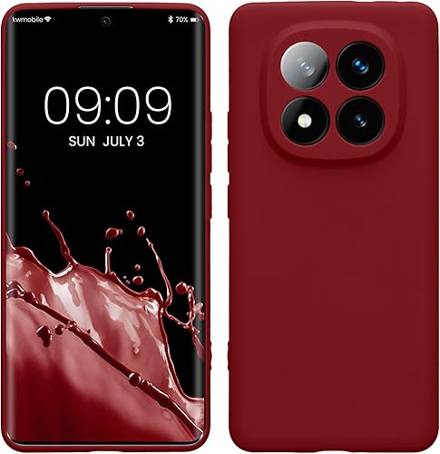 Vista 465 de kwmobile Funda compatible con Xiaomi Redmi Note 11 / Note 11S - Funda protectora de silicona TPU suave y delgada - Azul Báltico Azul (Baltic Blue)