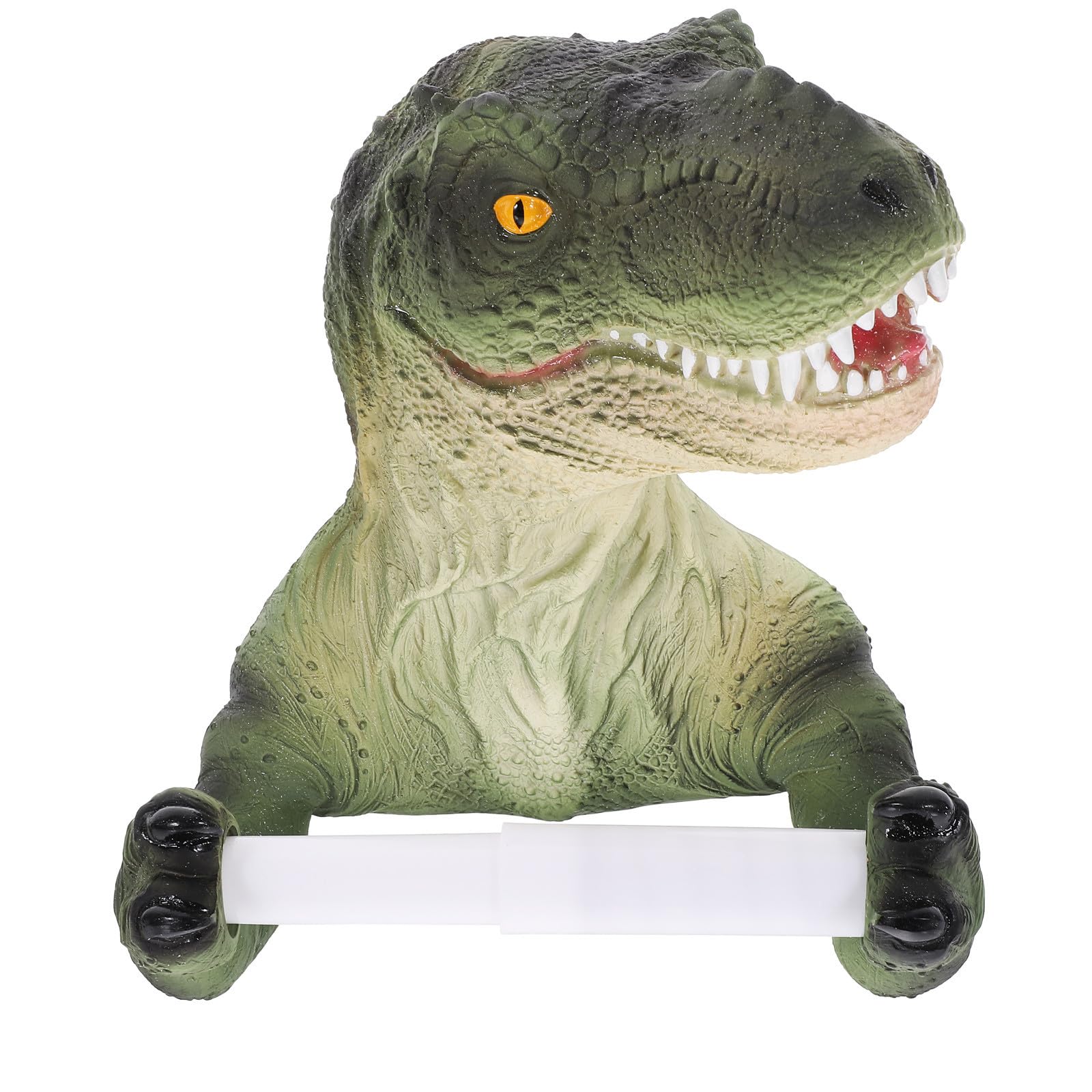 Dinosaurier Toilettenpapierhalter aus Kunstharz, Rostfrei, ohne Bohren