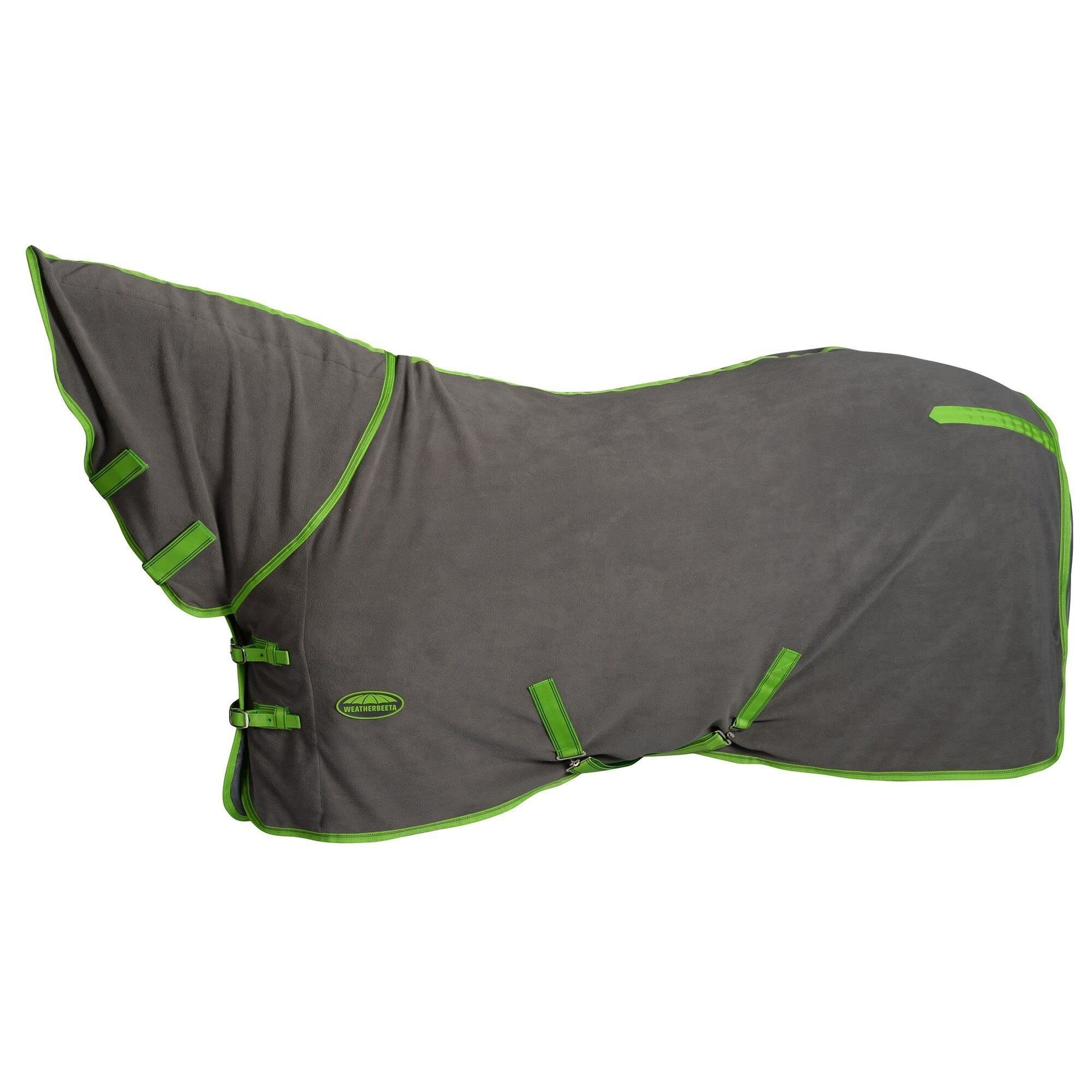 Weatherbeeta - Manta Secante para Caballos de Polar Cuello Combinado