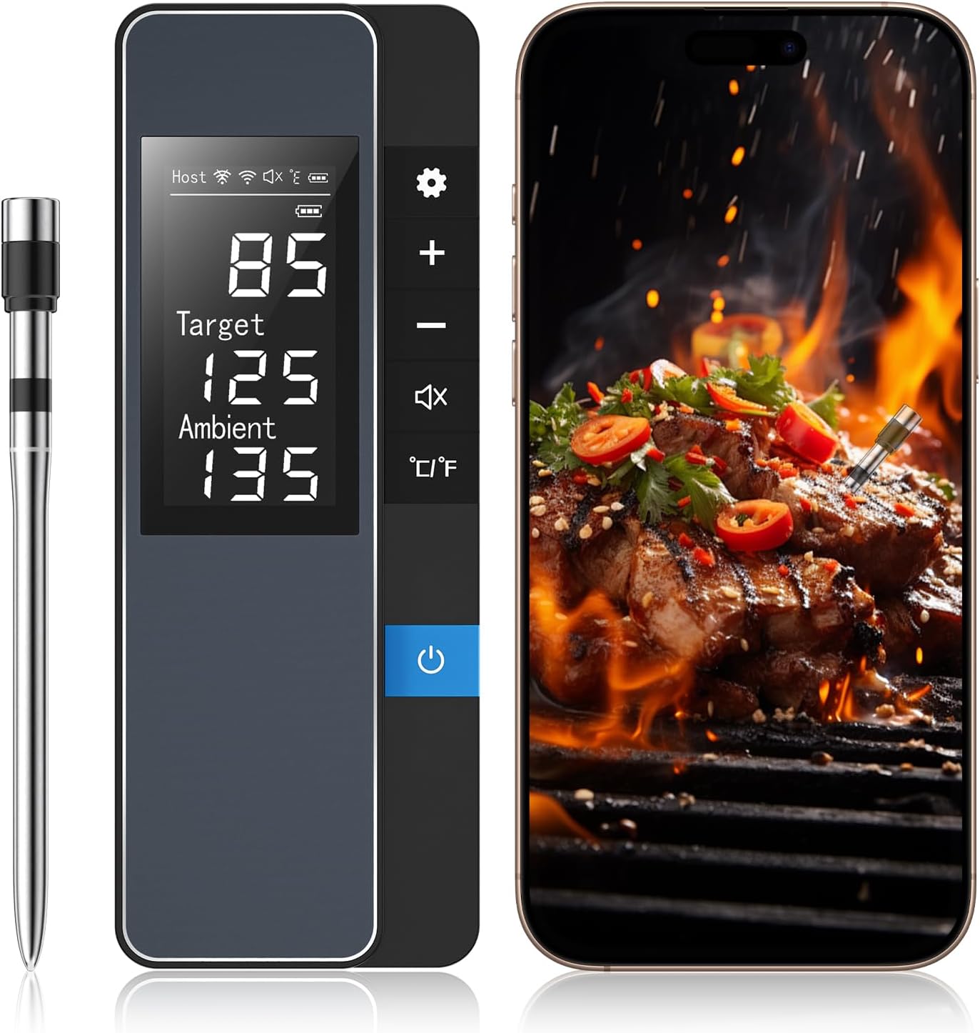Smart Bluetooth Wireless Meat Thermometer