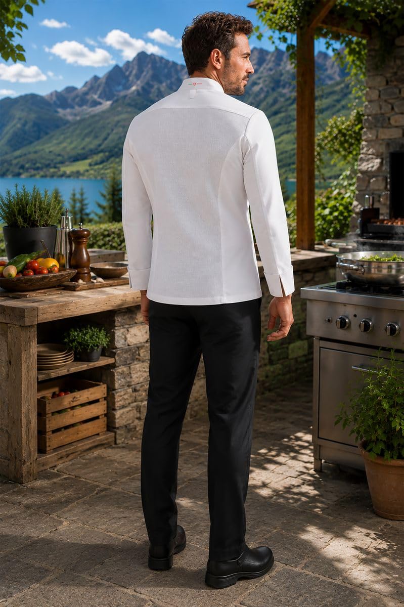 Giacca Chef Uomo Senigallia Tech | Abbigliamento da Cucina, Uso Professionale