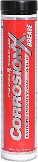 Corrosion Technologies CorrosionX Grease 96801 (15 oz Tube) – NLGI #2 Premium High-Performance Grease | Multi-Purpose Use/Marine Grade Strength | Extreme Pressure Rated