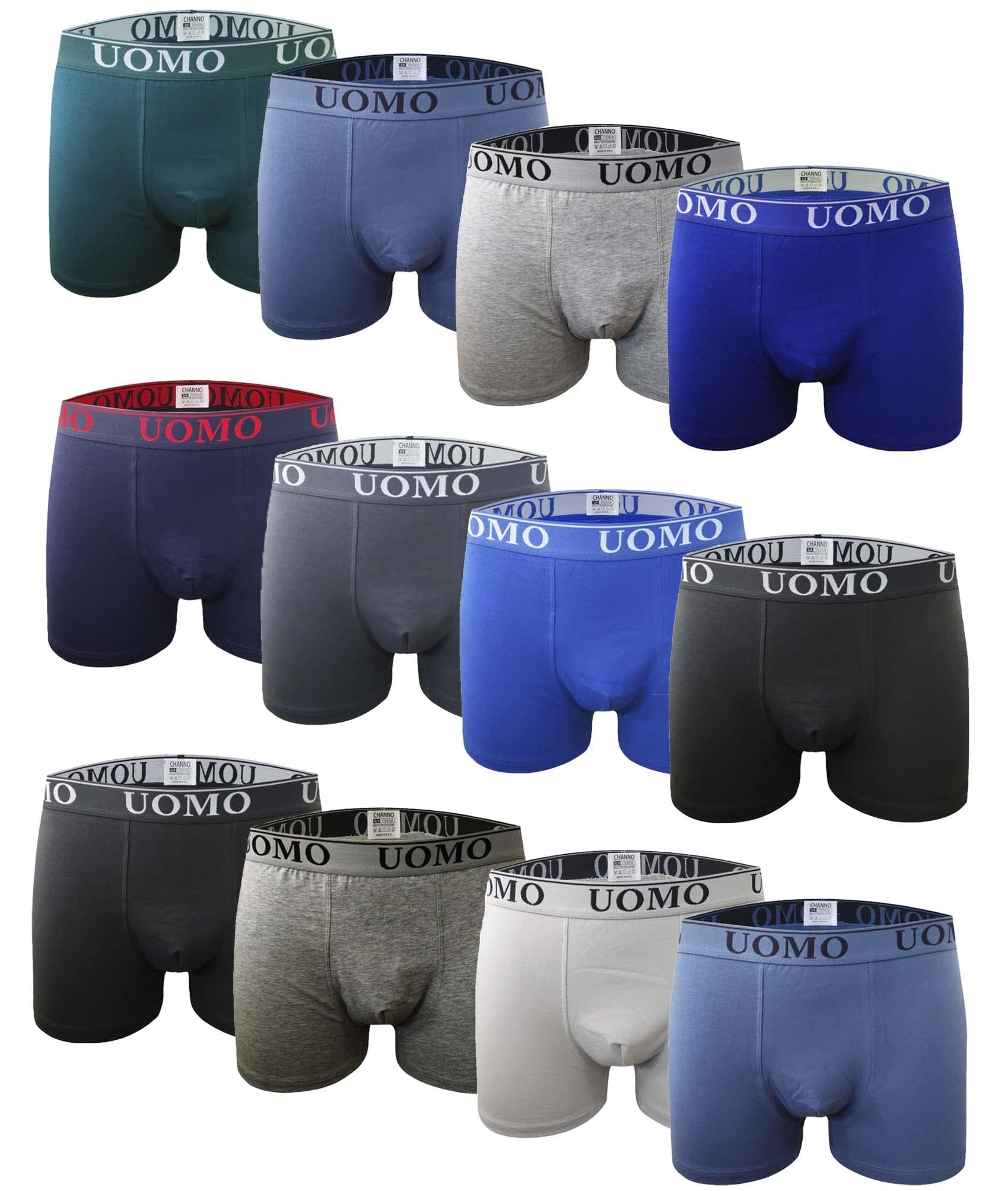 Channo Boxer in Cotone Attillati Classici in Tinta Unita, Comodi e Morbidi. Collezione Uomo