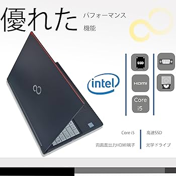 #769 富士通 Lifebook A576/P i5-6200U 8GB Specs Fujitsu LIFEBOOK A576/P Intel® Core™ i5 i5-6200U