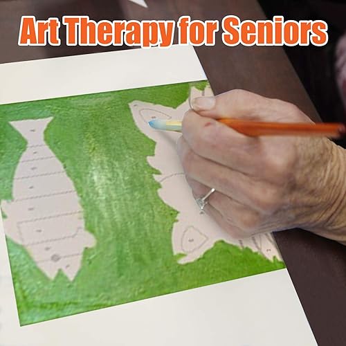 Miniatura 6 de Paquete de 2 kits de pintura fácil por números para niños, pintura al óleo para niños mayores, principiantes, juego de pintura en lienzo predibujado