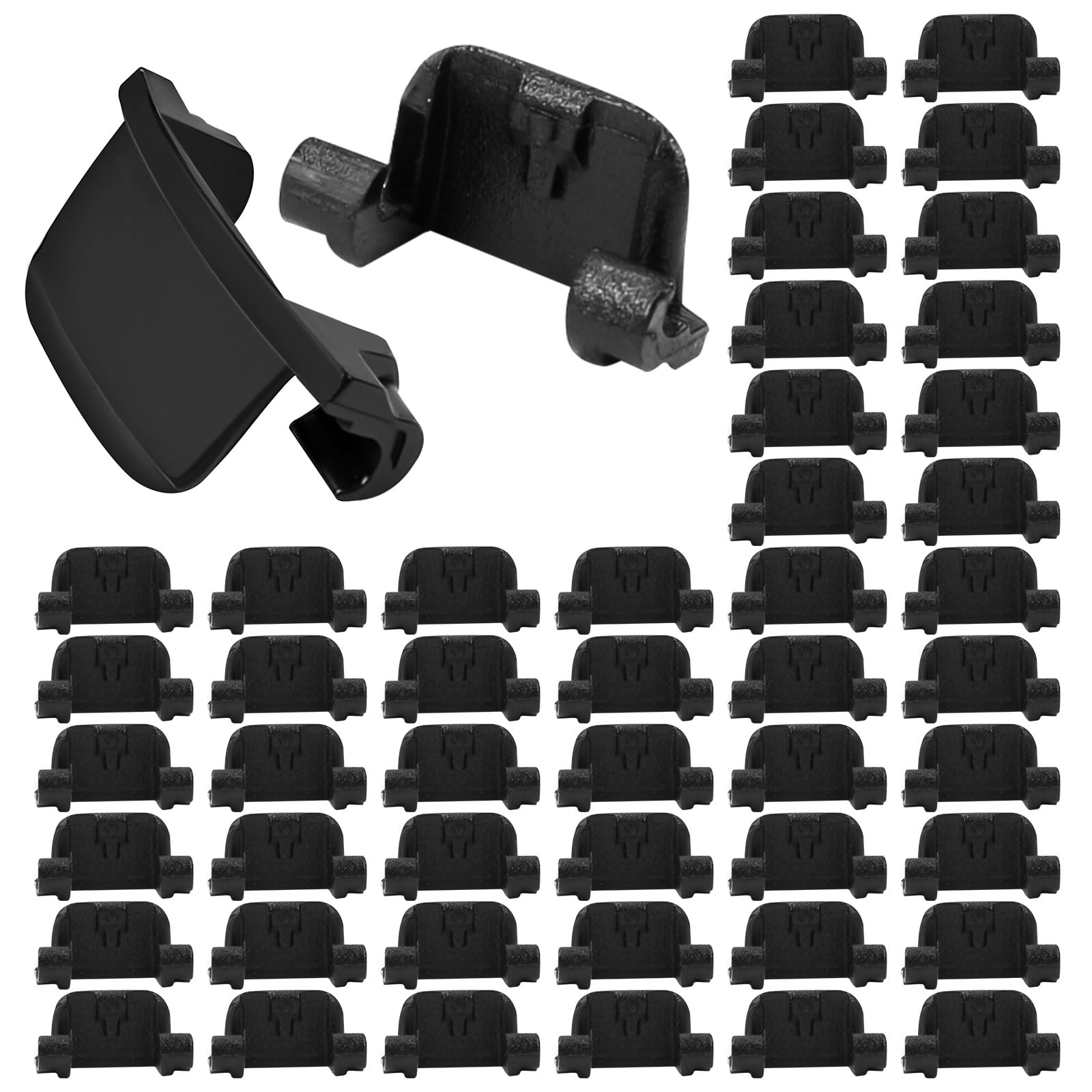 50 Pack Cabinet Hinge Restrictor Clip 70T3553 for Blum, 86 to 110 Degree Opening Angle Hinge Restriction for IKEA Kitchen Cabinets Door Limiter Clips for Blumotion Soft Close Hinges, Nylon