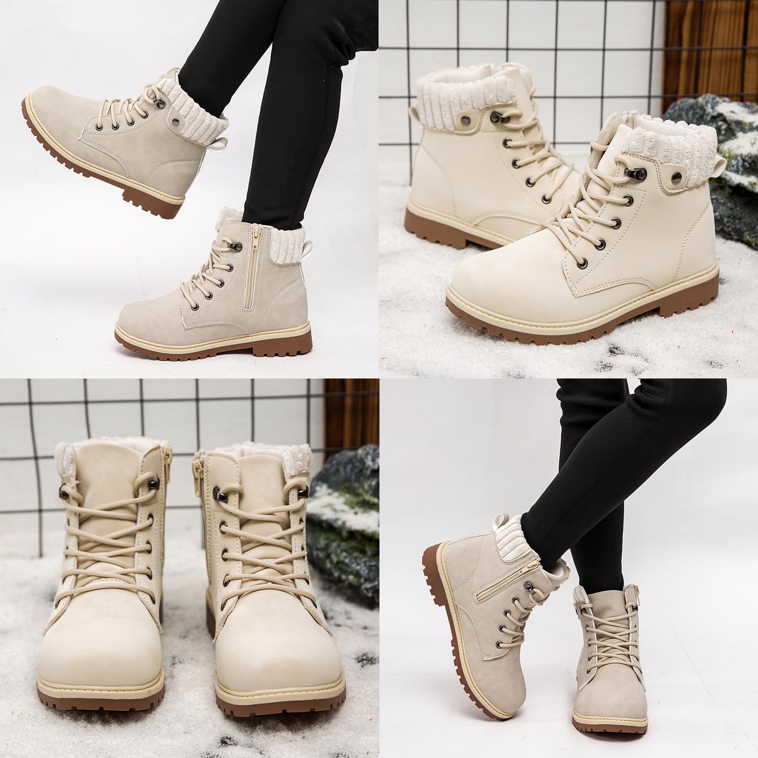 Kinder Stiefel Jungen Mädchen Klassischer Stiefel Reißverschluss Frühlingstiefel Herbststiefel Winterstiefel Schnürstiefel