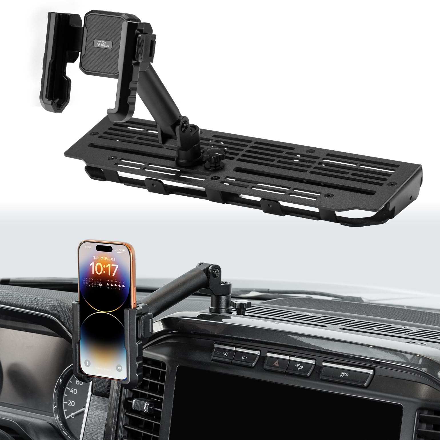 Photo 1 of JOYTUTUS Aluminum Phone Holder Dash Mount for Ford F150 2021-2024