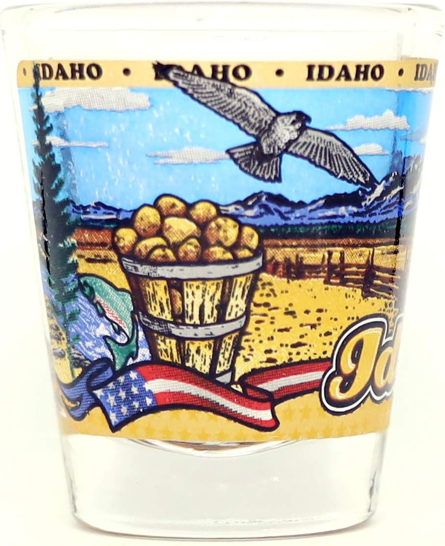 TOP оƒƒERS Idaho State Wraparound Shot Glass