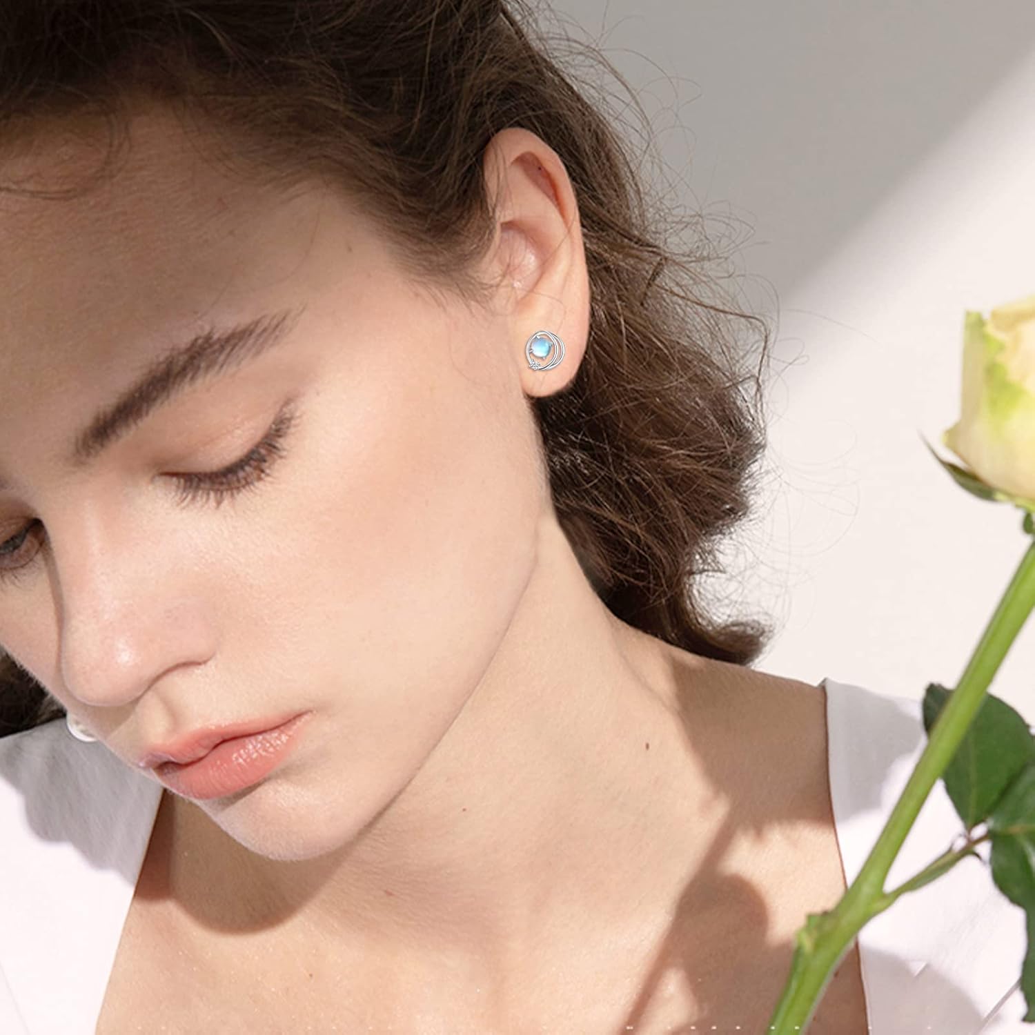 Star Earrings for Women 925 Sterling Silver North Star Stud Earrings Jewelry Gift for Women - Image 4