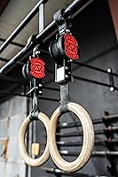 Rapid Rings: Portable Gymnastic Rings with Quick-Setup Lock, Adjustable Straps & Premium Birch Wood for Anywhere Training
