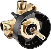 Vista 2 de Moen Válvula de transferencia de latón M-CORE de 2 o 3 funciones con conexiones CC/IPS, U231CI