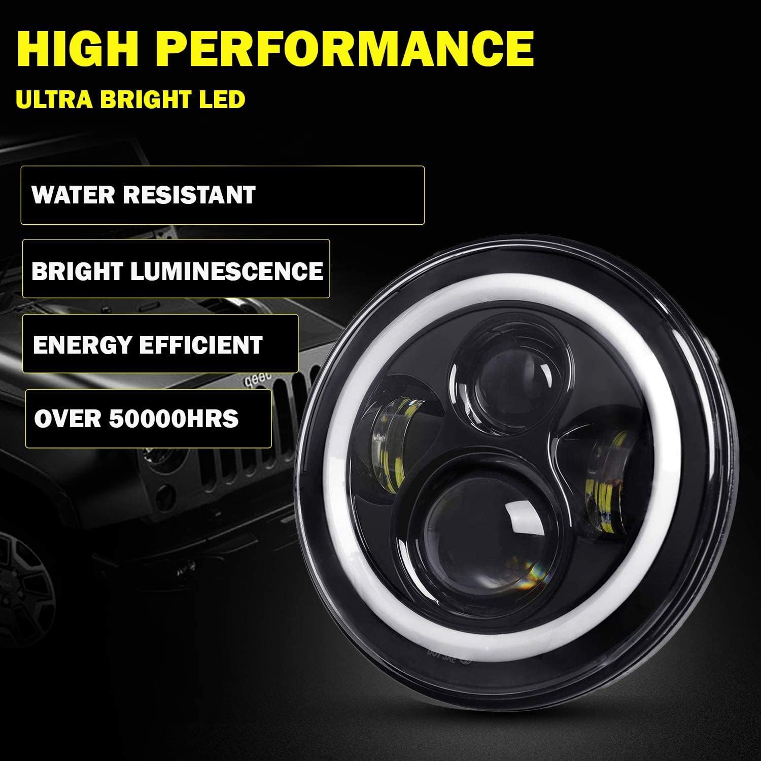7 Inch Glass Headlight Lens For Royal Enfield Bullet Motorcycle – AEspares, 60-Day Warranty