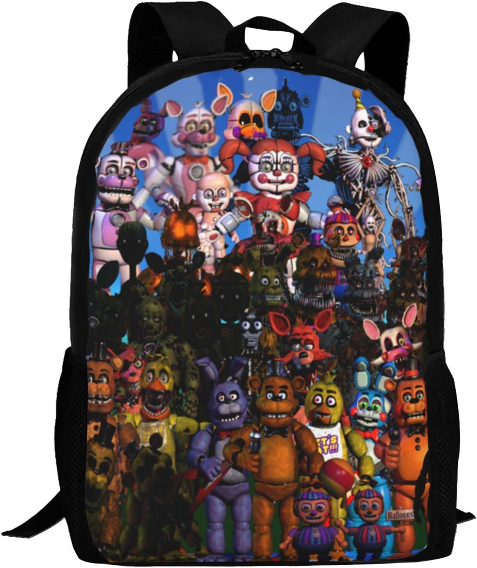 17inch five night at freddys Backpack Teen Laptop Backpack Large Capacity Shoulder Bag For Boys/Girls