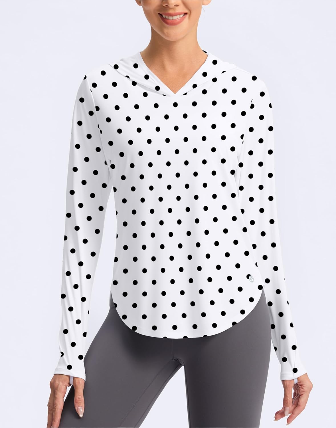 G Gradual Women's UPF 50+ Sun Shirt with Hoodie Long Sleeve UV Protection Shirts Lightweight Hiking Fishing Shirts for Women - Image 2