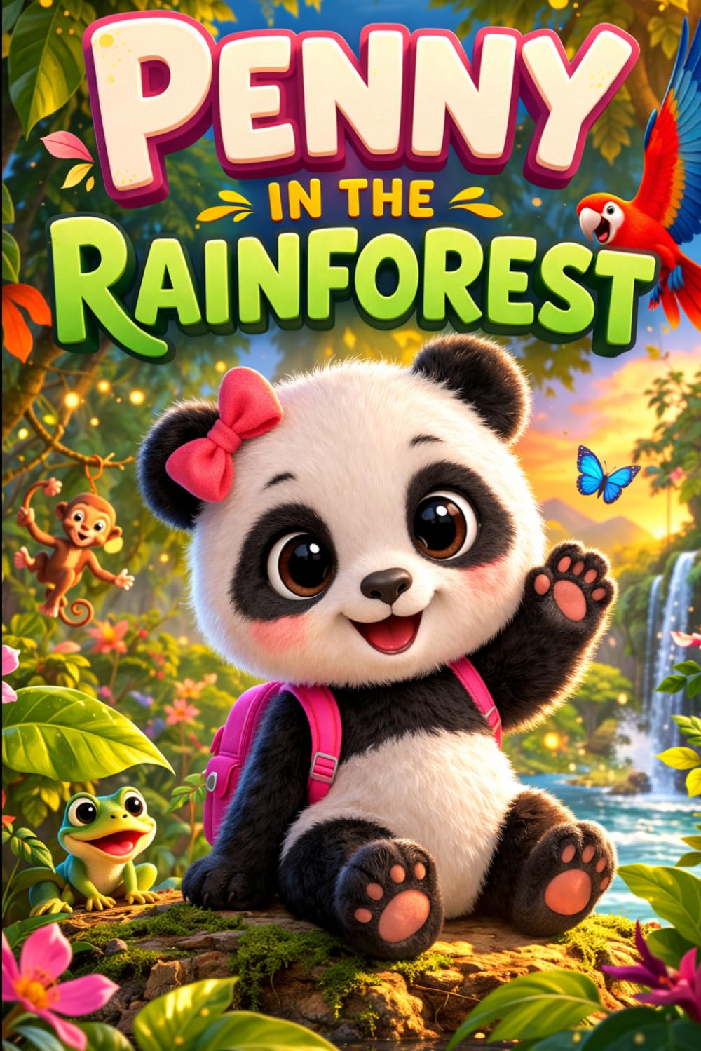 Penny in the Rainforest: A Panda Adventure About Jungle Animals, Nature, Rainforest and Learning for Kids Ages 4–8 (Little Hearts and Big Feelings)
