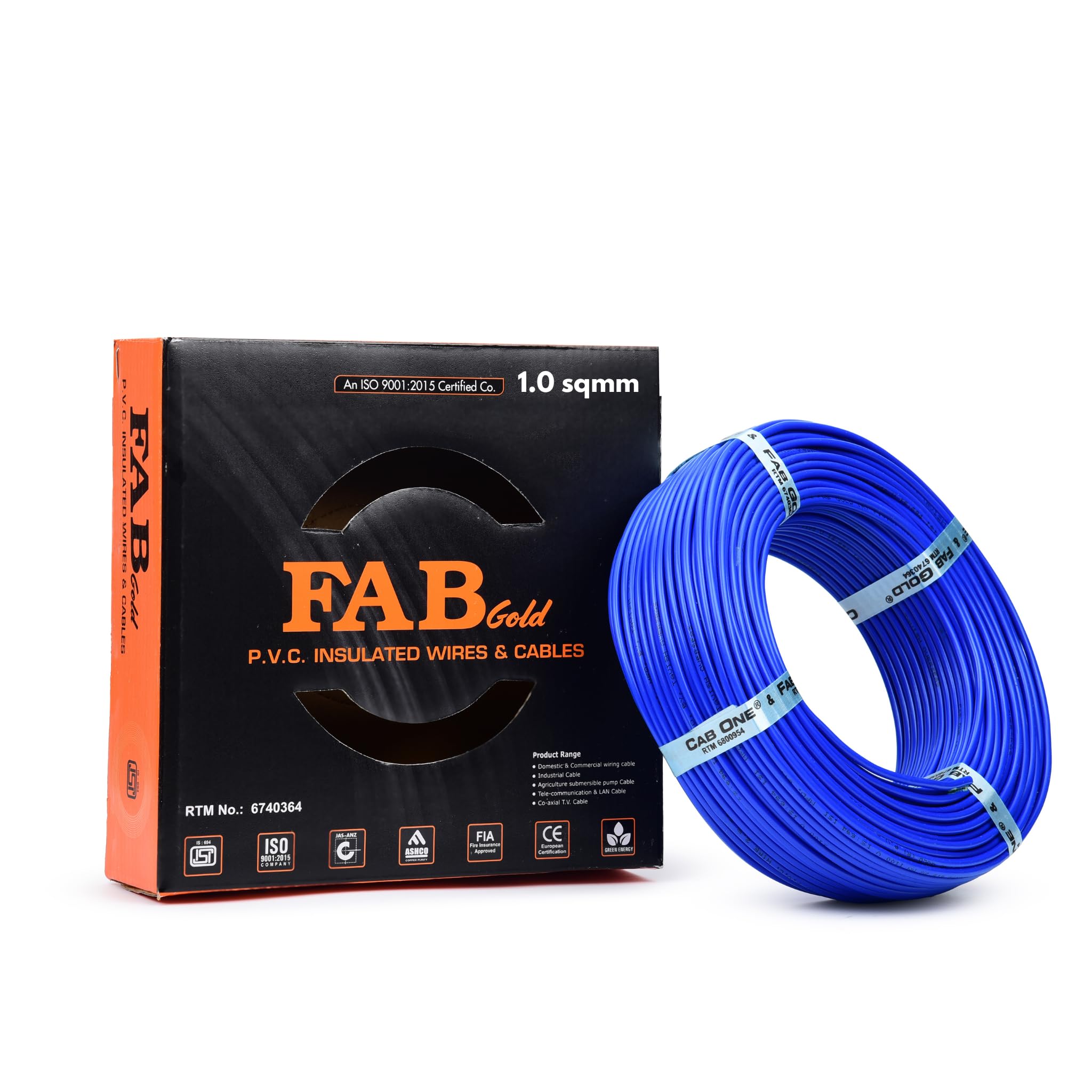 KRIPA Red Electrical Wire - 90m, FR PVC, Pest Protection -25