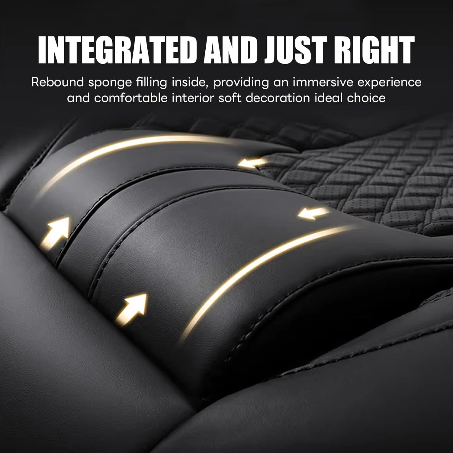 5 Car Seat Covers with Neck Pillow, Front Covers for Cars, Car Seat Cover Front Seats, Car Seat Protector Waterproof, Leather Car Seat Cushion, Universal Interior Seat Covers for Most Cars (10PCS )