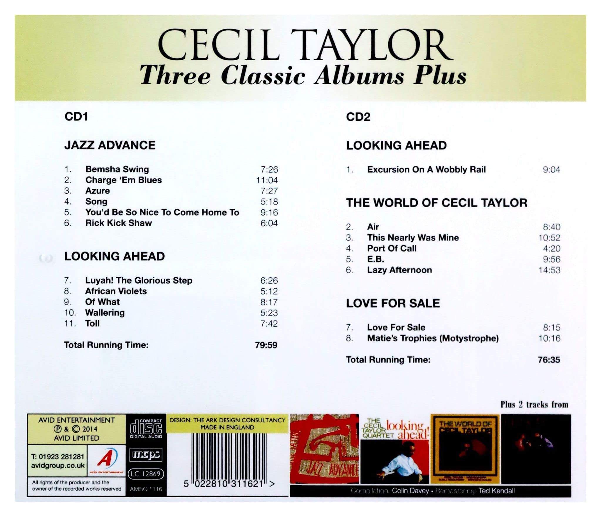 Three Classic Albums Plus (Jazz Advance/Looking