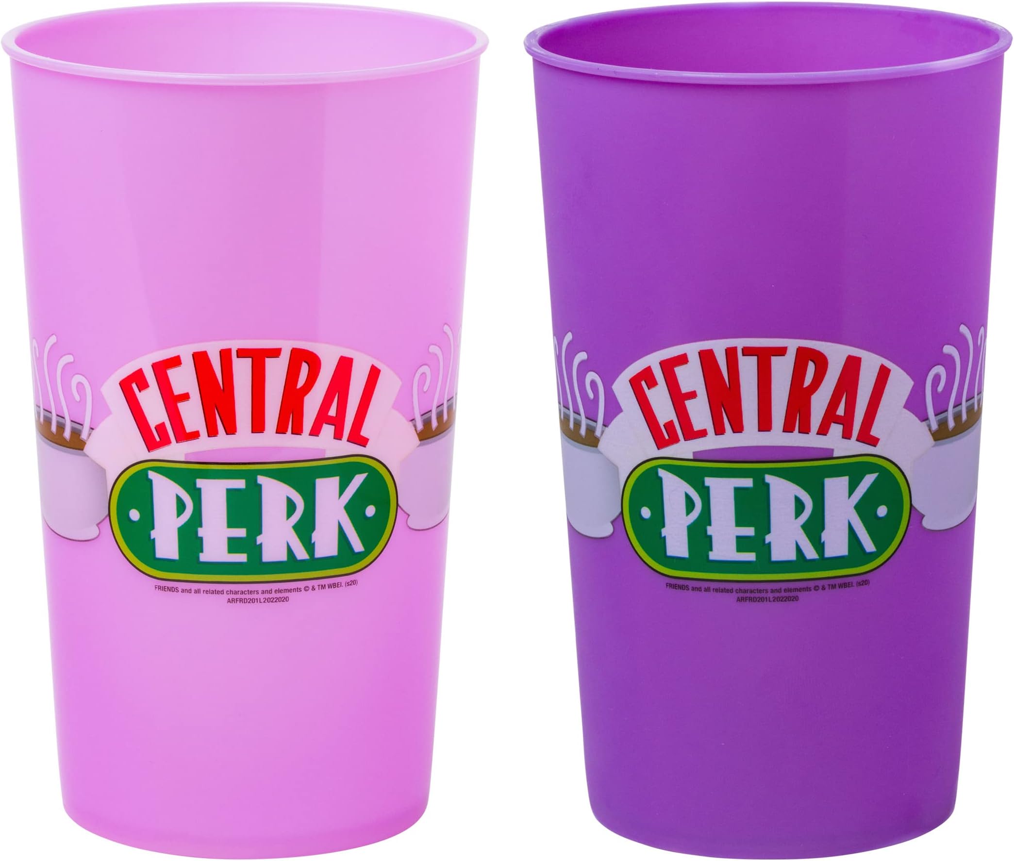 Friends Central Perk Logo 2-Pack Color Changing Cup set, 20 Ounce