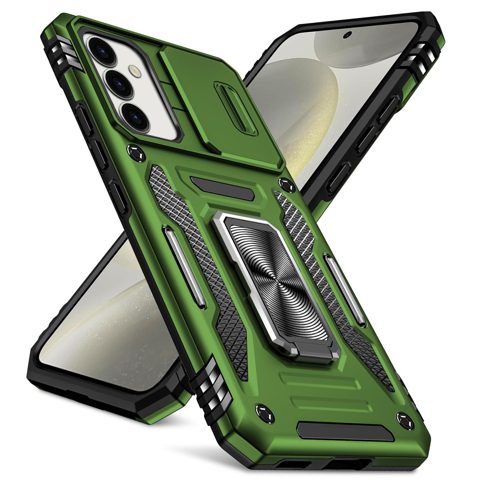 Amazon.co.jp: Galaxy S25 用 ケース リング付き 衝撃吸収 耐衝撃