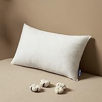 MIULEE 12x20 Inch Rectangle Pillow Insert - Premium Fluffy Throw Pillow Form Stuffer for Sofa Couch Lumbar Support (360g Fill)
