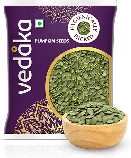 Amazon Brand - Vedaka Premium Raw Pumpkin Seeds | 200 Gram | Rich Source Of Fibre