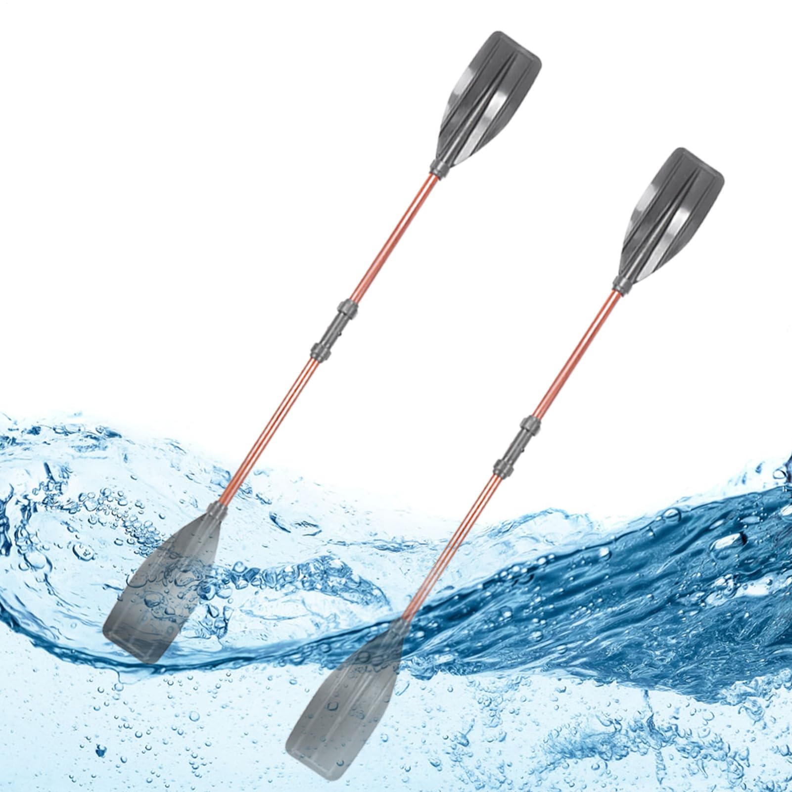 Pagaia rimovibile per kayak - Stand Up Paddle, pagaia doppia | pagaia ad alte prestazioni con albero in alluminio con pale in PP rinforzate, pagaia ispessita per barche, kayak e tavole 50,4/61 pollici