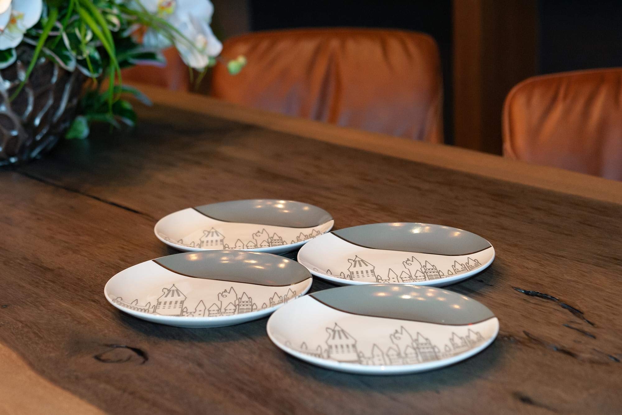 Buy Harry Potter Hogwarts Castle White & Grey Ceramic Plate Collection