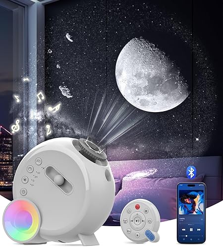 Galaxy Projector for Bedroom,4K Image Planetarium Projector Adjustable Knob,13 in