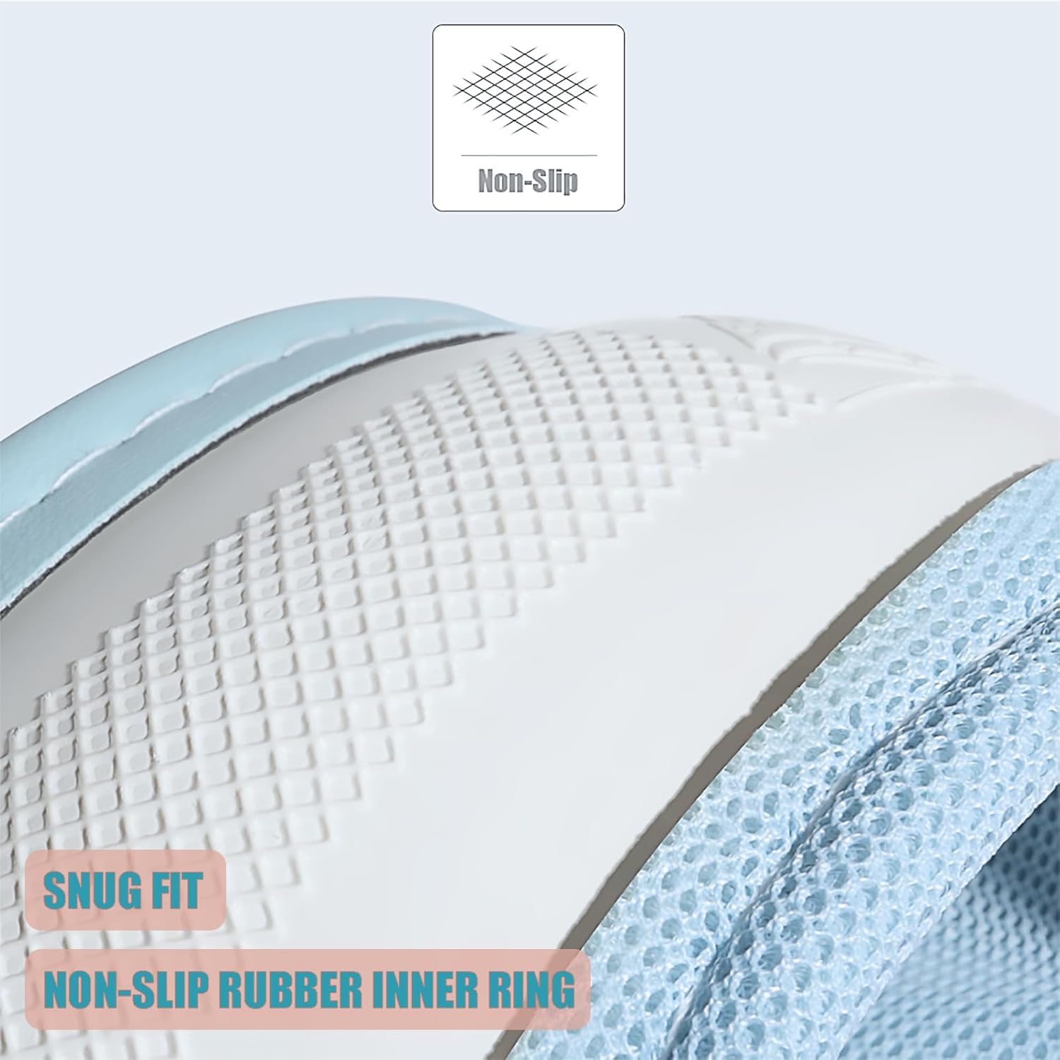 Nappa Leather Gray Steering Wheel Cover, Advanced Microfiber Leather Non-Slip Breathable Fabric, Warm in Winter and Cool in Summer, Universal 15 inch - Image 5