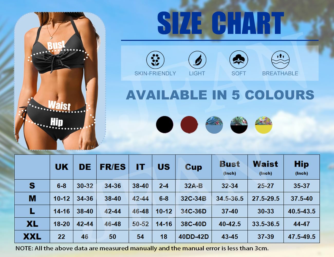 JFAN Traje De Baño Mujer Dos Piezas con CordóN Bikinis Mujer Push Up Conjunto De Bikini De Flores CláSicas