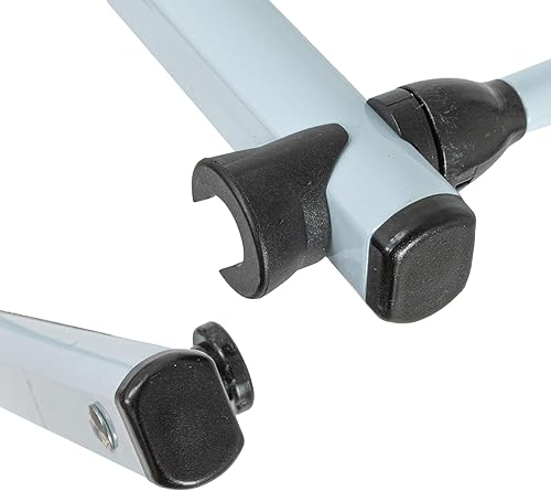 Miniatura 6 de Household Essentials Tendedero plegable con marco de acero fuerte y 11 tacos recubiertos, color blanco