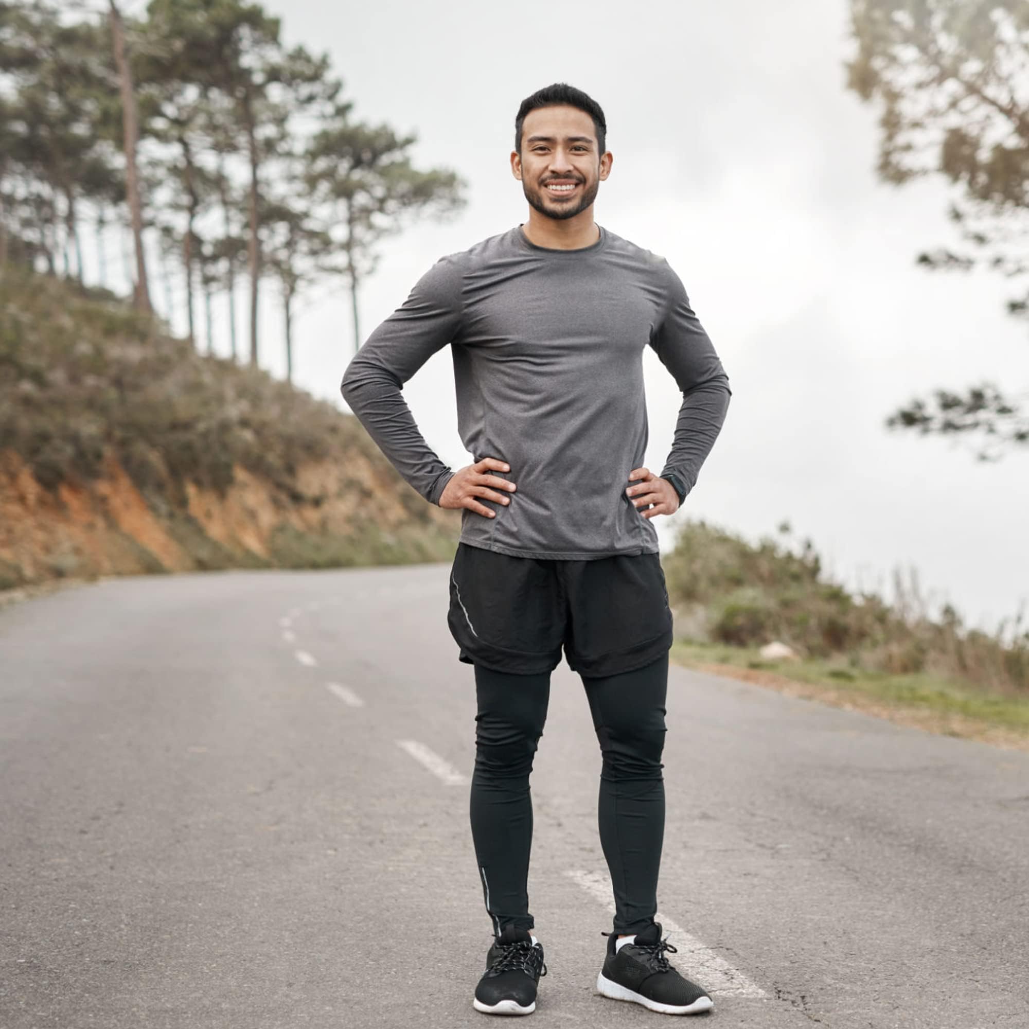 4, 5 o 7 Piezas Camisetas Manga Larga Hombre Camiseta Deporte Hombre de Secado Rápido Respirable UV Protección Solar para Gimnasio Running
