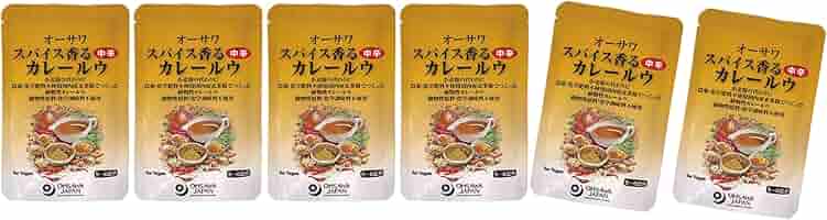 米粉のカレールウ 中辛1袋とと甘口1袋のセット (合計2袋