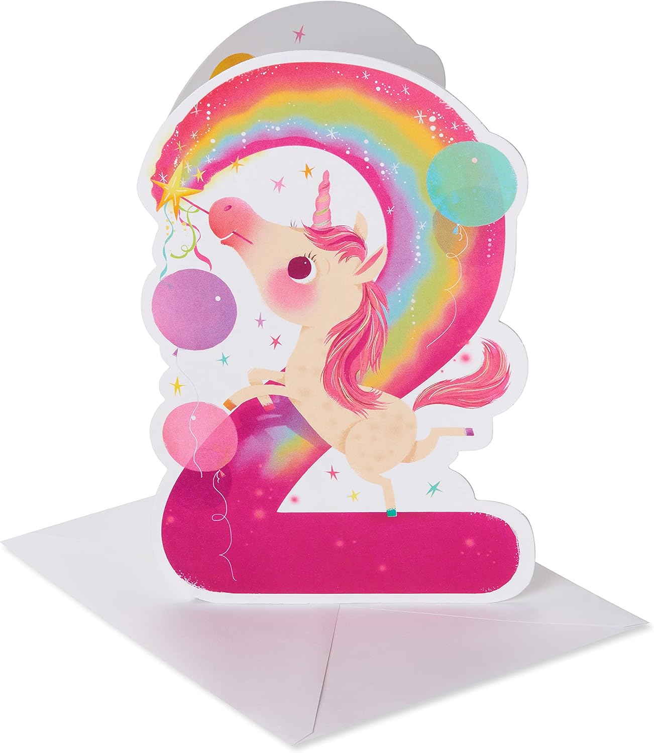 American Greetings 2nd Birthday Card for Girl (Minnie Mouse)