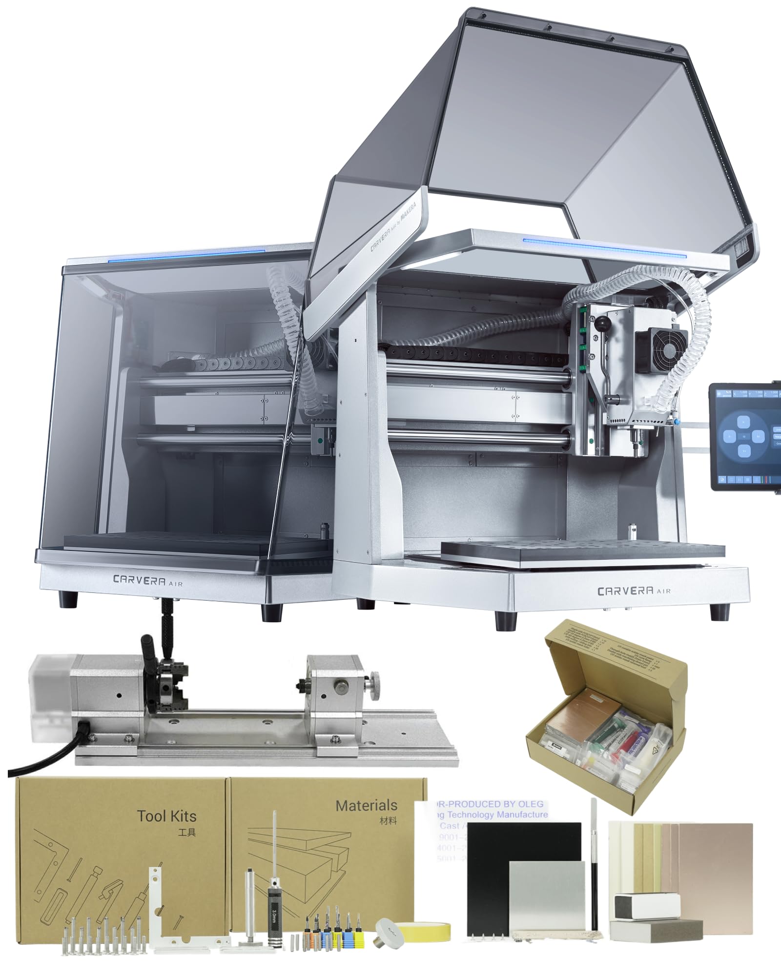 Carvera Air Desktop Cnc Machine With 4th Axis And Pcb Desertcart