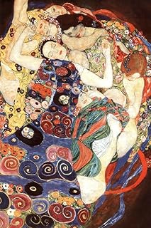 Laminated Gustav Klimt The Virgin 1913 Art Nouveau Symbolism Painting Evolution Womanhood Famous Poster Dry Erase Wall Art 12x18