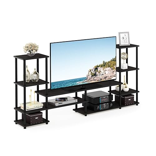 Turn-N-Tube Grand Entertainment Center, Espresso/Black